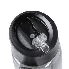 Garrafa RPET 800 mL transparente com mosquetão Alborez – foto 7