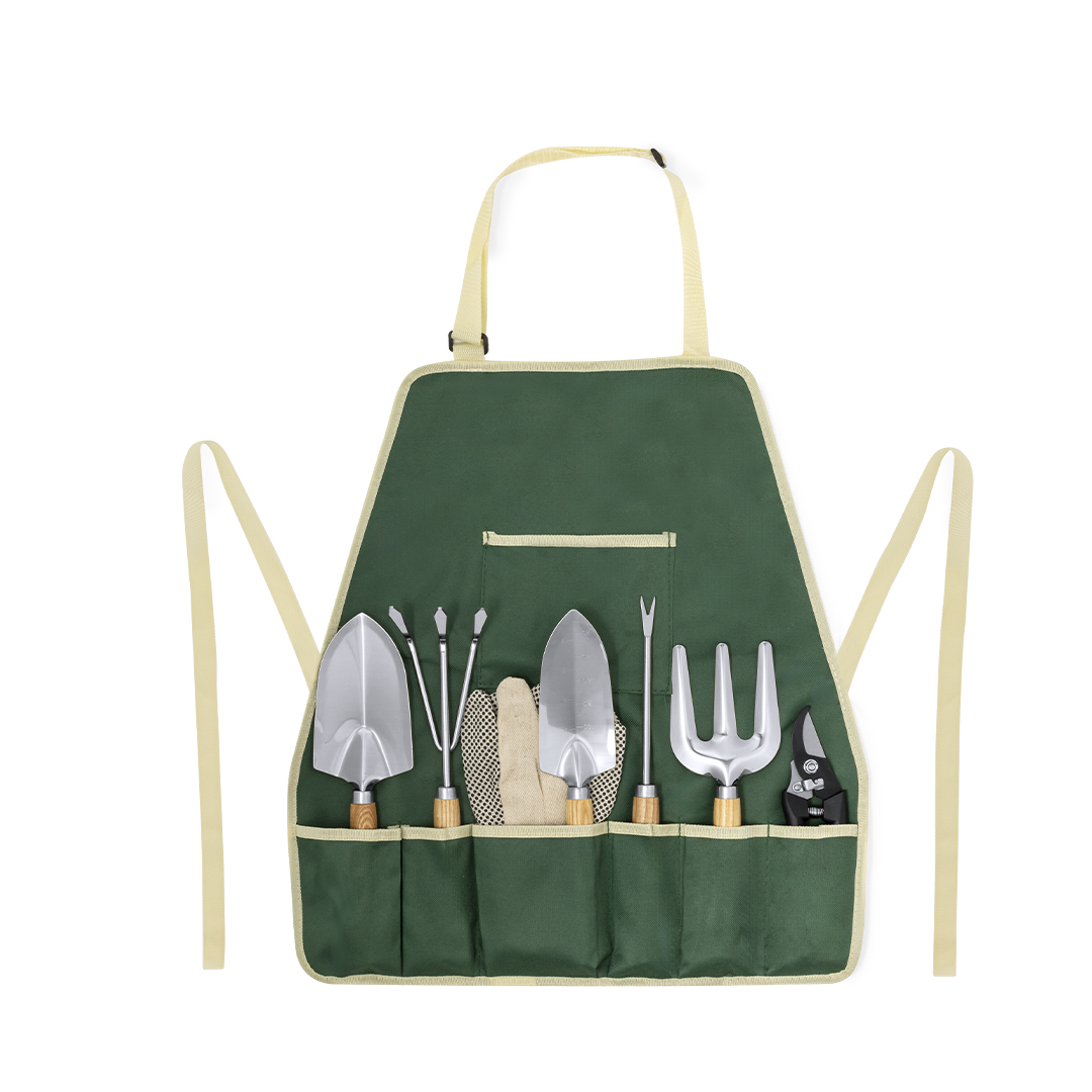 Conjunto de jardinagem com avental Kuruma