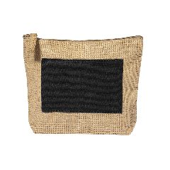 Necessaire em juta e algodão Kasmie – foto 3