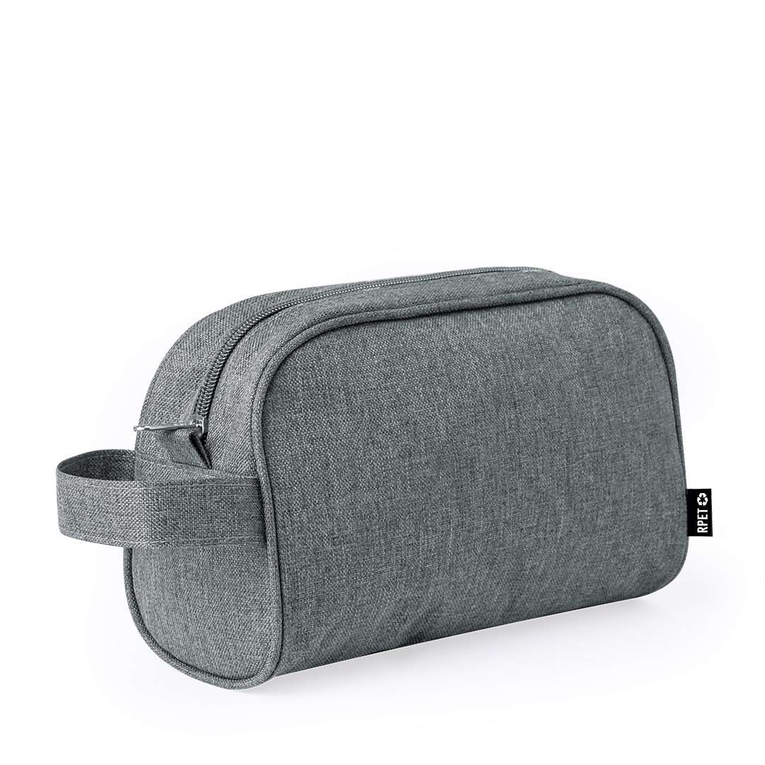 Necessaire em RPET 600D com puxador metálico Harese