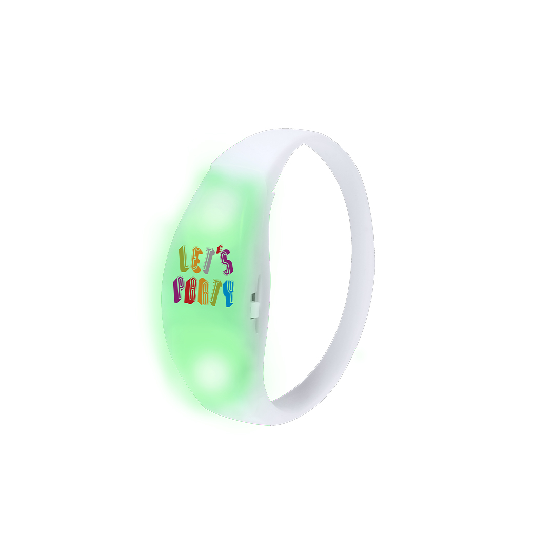 Pulseira LED que reage ao som Sedoria