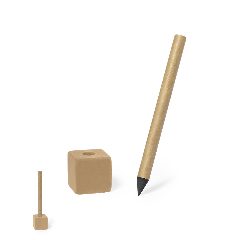 Lápis eterno em cartão reciclado com suporte Soiny