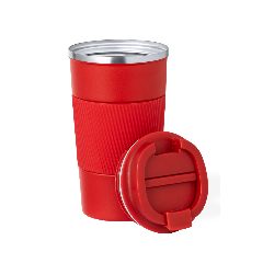Copo térmico 400 mL com banda de silicone Drury – foto 6