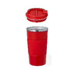 Copo térmico 400 mL com banda de silicone Drury – foto 7