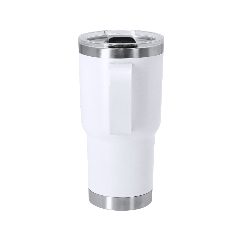 Caneca térmica 600 mL em inox reciclado com pega Paster – foto 5