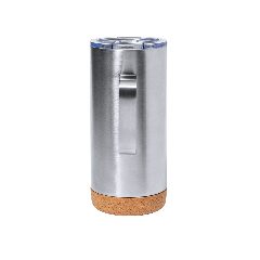 Caneca térmica 450 mL em inox reciclado com base em cortiça Frilan – foto 5
