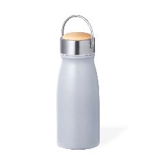 Garrafa térmica 350 mL com tampa em inox e madeira Barns – foto 7