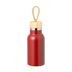 Garrafa térmica 350 mL com tampa em bambu Flazer – foto 7