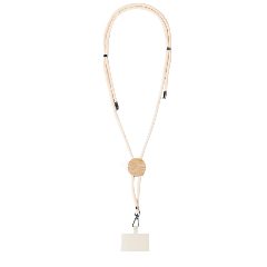 Lanyard porta-telemóvel em algodão com bambu Reuter – foto 6