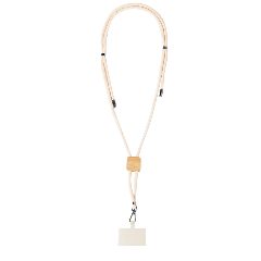 Lanyard porta-telemóvel em algodão com bambu Reuter – foto 5