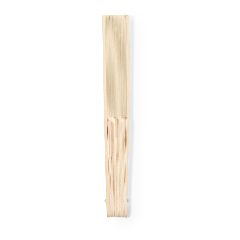 Leque em bambu e poliéster natural Claren – foto 3