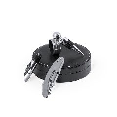 Conjunto de vinho circular em PU Albion
