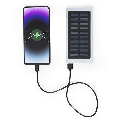 Power bank solar 8000 mAh em alumínio Bernant – foto 2