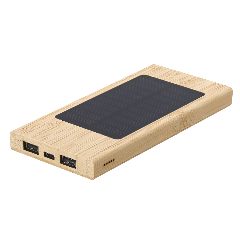 Power bank solar 4000 mAh em bambu Molden – foto 2
