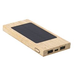 Power bank solar 4000 mAh em bambu Molden – foto 3