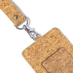 Porta-crachá com cordão em cortiça Beryel – foto 4