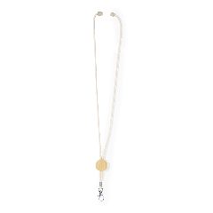 Lanyard em algodão com peça de bambu Gibons – foto 2