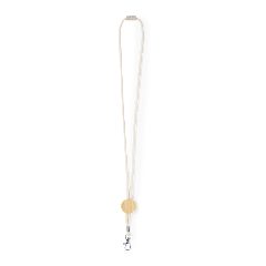 Lanyard em algodão com peça de bambu Gibons – foto 5
