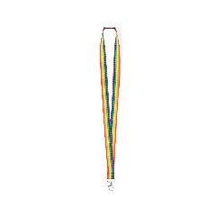 Lanyard arco-íris com fecho de segurança Mapik – foto 6