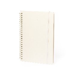 Caderno de pacotes de leite reciclados com esferográfica Edilax