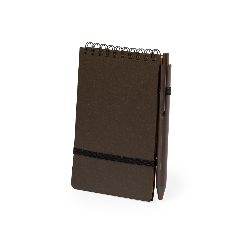 Conjunto de caderno e esferográfica em fibra de café Pacam – foto 2
