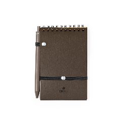 Conjunto de caderno e esferográfica em fibra de café Pacam – foto 3