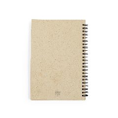 Caderno de argolas A5 em papel de erva Nigmar – foto 2