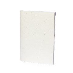 Caderno com capa de papel de sementes Derna