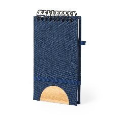 Caderno de argolas em RPET com suporte para telemóvel Alyxa – foto 2