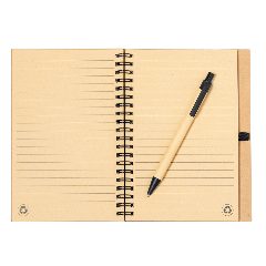 Conjunto de caderno em cortiça e esferográfica Gienah – foto 5