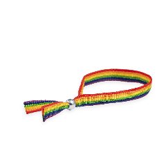 Pulseira arco-íris em poliéster Jabisk