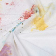 T-shirt em poliéster com estampado de tintas Hearvin – foto 3