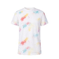 T-shirt em poliéster com estampado de tintas Hearvin – foto 6