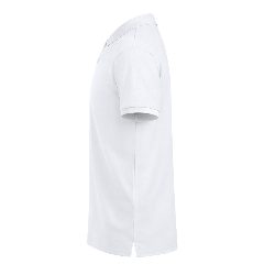 Polo branco em piqué de algodão 220g Koupan – foto 3