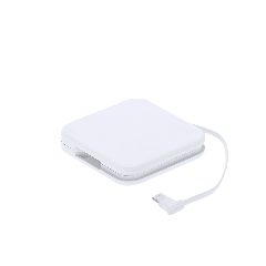 Power bank 1200 mAh com cabo USB-C integrado Kingel
