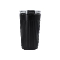 Caneca térmica 350 mL em inox reciclado biselado Korplax – foto 3