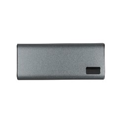 Power bank 10 000 mAh em alumínio reciclado cromado Hampton – foto 5
