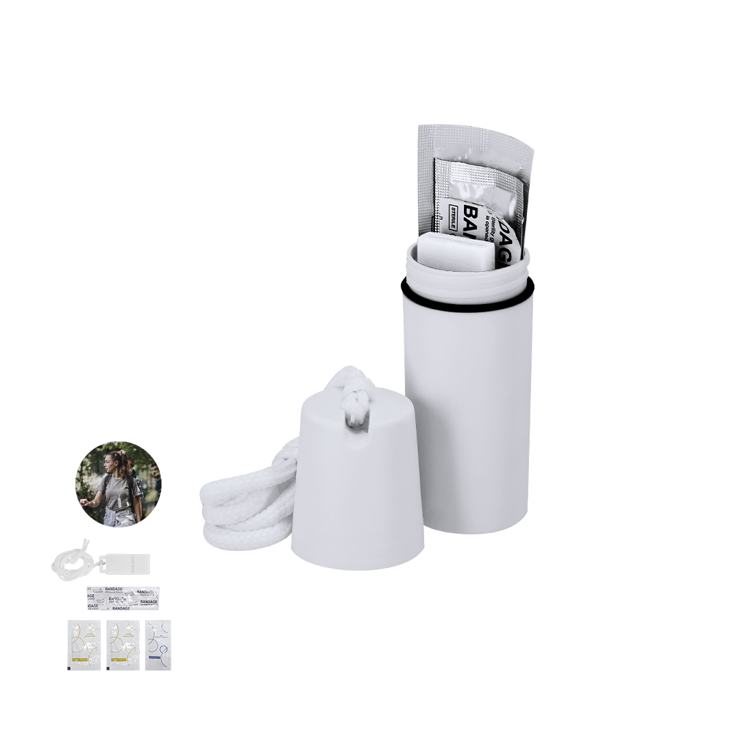 Kit de excursão com gel, protetor solar e pensos Gemmel