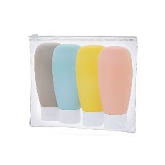 Necessaire transparente com 4 frascos Samir – foto 2