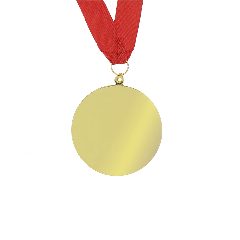 Medalha dourada de 7 cm para gravação laser Binea – foto 3