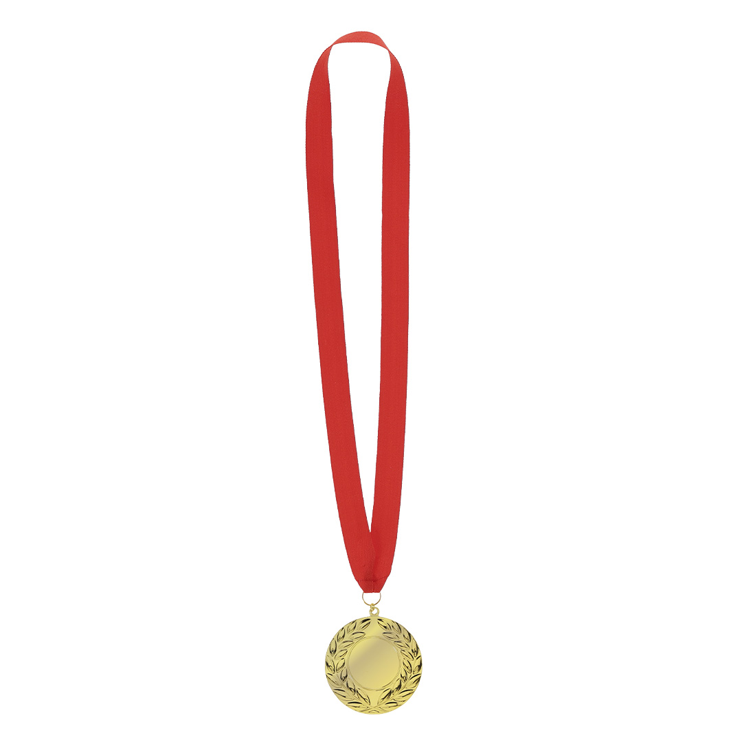 Medalha dourada de 7 cm para gravação laser Binea