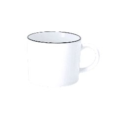 Caneca de cerâmica 400 mL fosca Dumax – foto 5