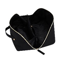 Necessaire em PU com fecho dourado Brinix – foto 3