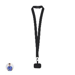 Lanyard porta-telemóvel em poliéster Sailix