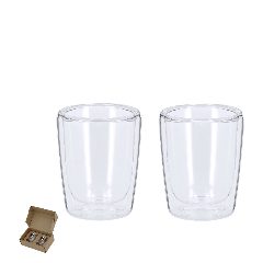 Conjunto de 2 copos de parede dupla Frilux