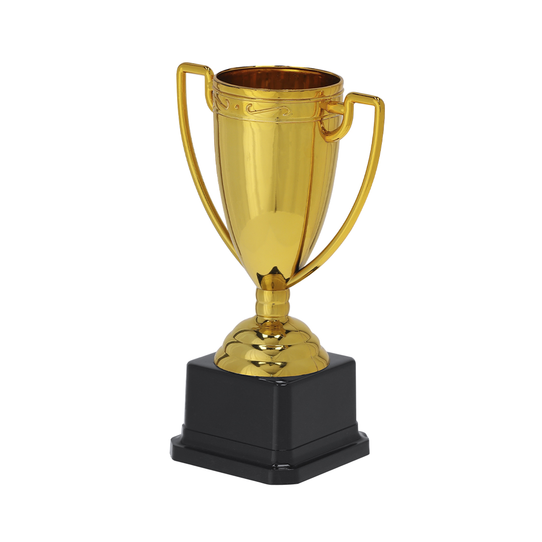 Troféu dourado com asas largas Plinar