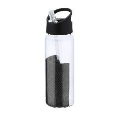 Conjunto de garrafa 800 mL e toalha em RPET Garyl – foto 7
