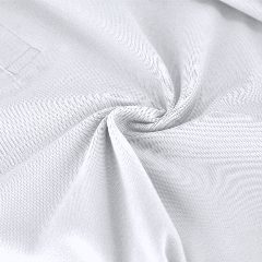 Polo branco unissexo de manga comprida Charlot – foto 4
