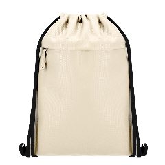 Mochila de cordões em PU e poliéster com bolso Digun – foto 4