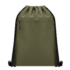 Mochila de cordões em PU e poliéster com bolso Digun – foto 6